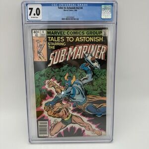 Tales to Astonish starring the‎ Sub-Mariner #4 CGC 7.0 Graded